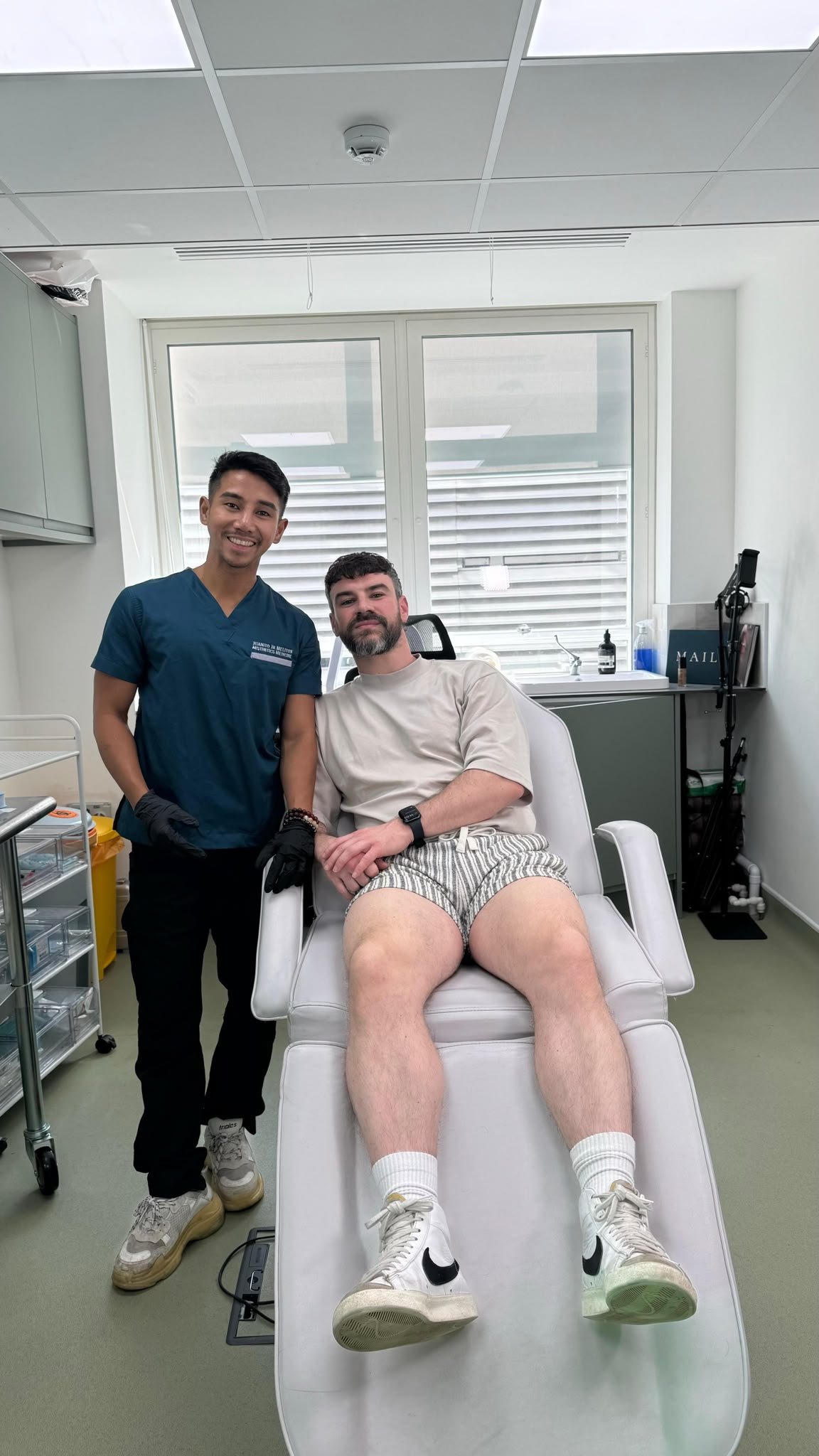 Kutis London Clinic, real client