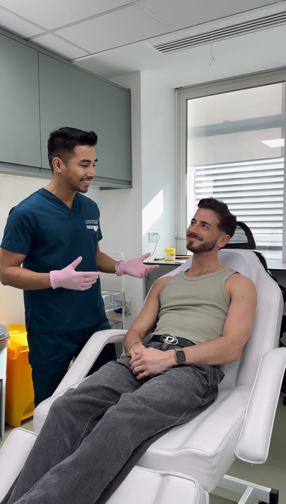 Kutis London Clinic, real client